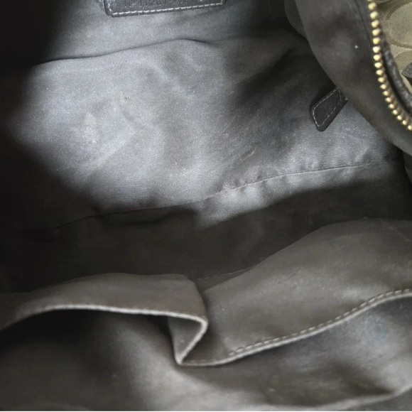 Coach Taupe and Dark Brown Shoulder Bag - Picture 6 of 6